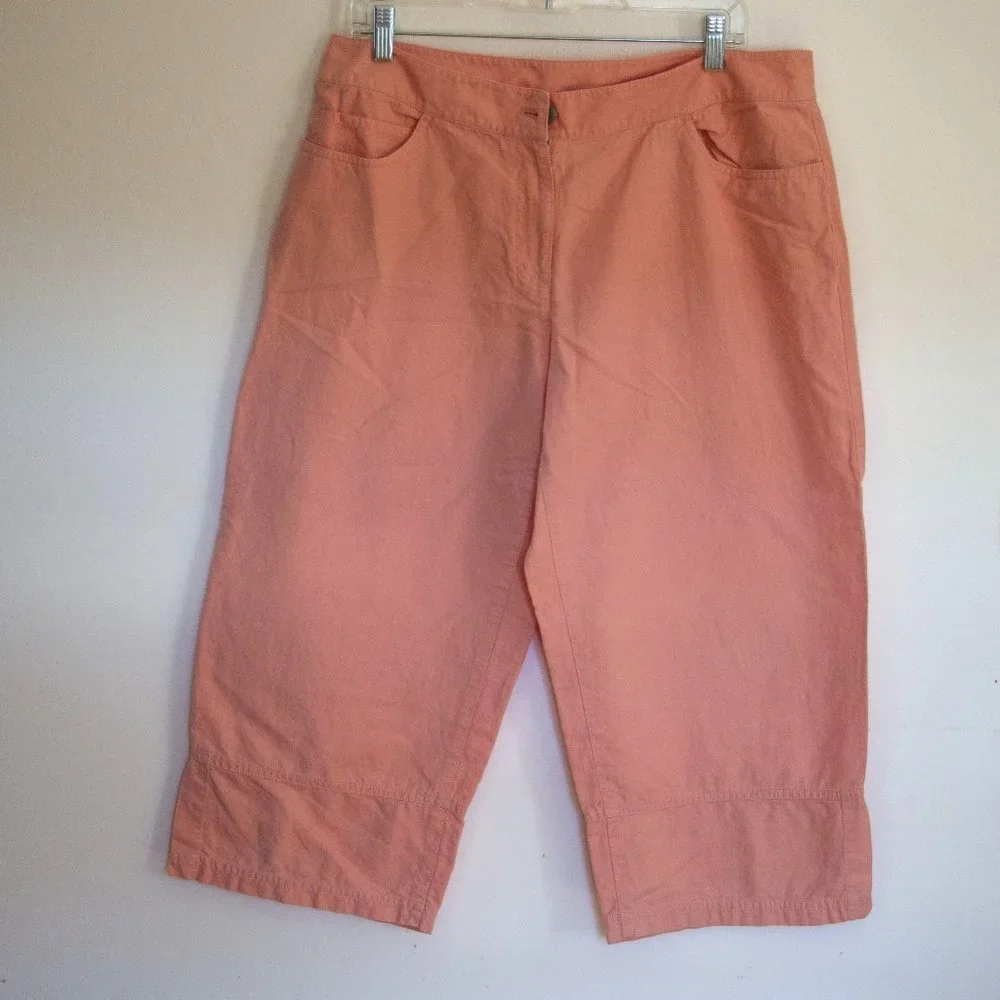 2 PAIR EILEEN FISHER CAPRIS - SIZE: L - Picture 2 of 12
